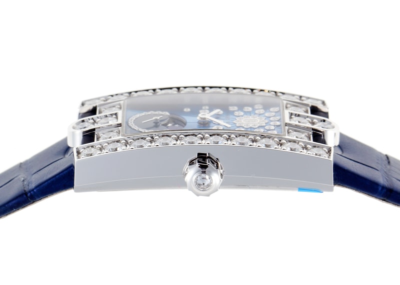 ハリーウィンストン - アヴェニュークラシック ムーンフェイズ | HARRY WINSTON | AVEQMP21WW001 | WG ブルーシェル文字盤 クォーツ レザー | 委託品