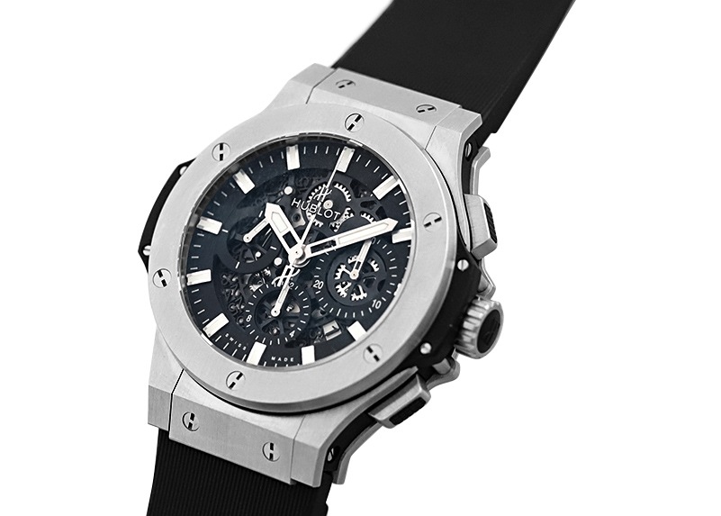 ウブロ - アエロバン スチール | HUBLOT | 311.SX.1170.RX | SS スケルトン文字盤 自動巻き ラバー | 中古