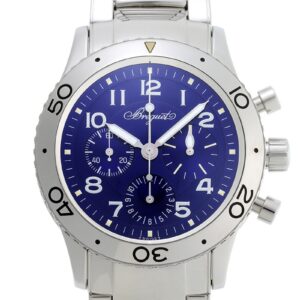 ブレゲ - アエロナバル 日本限定 | BREGUET | 3807ST/J2/SW9 | SS ブルー文字盤 自動巻き ブレスレット | 中古