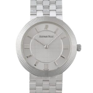 オーデマピゲ - クル ド パリ | AUDEMARS PIGUET | 15026BC.GG.1117BC.02 | WG シルバー文字盤 手巻き ブレスレット | 中古