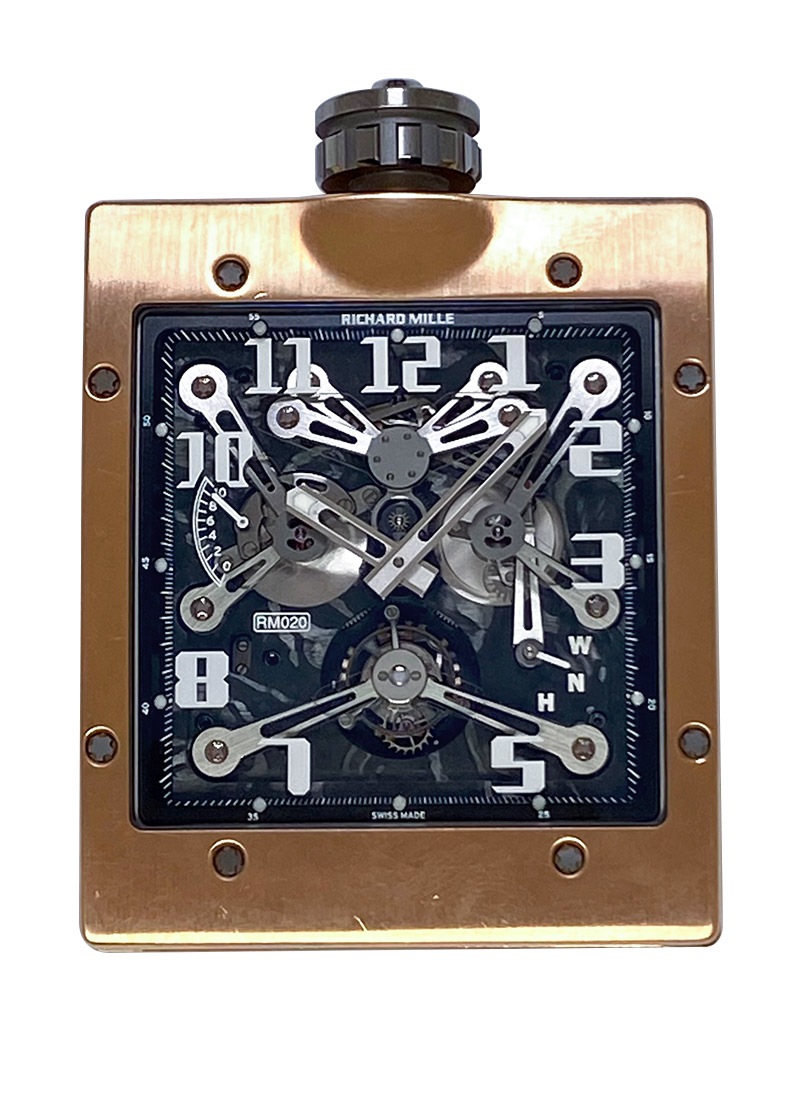 リシャールミル - トゥールビヨン ポケットウォッチ | RICHARD MILLE | RM020 | RG&TI スケルトン文字盤 手巻き | 委託品 | 中古