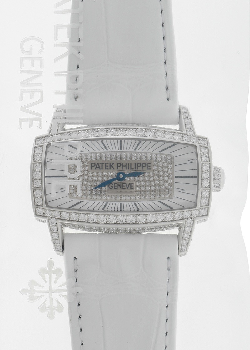 パテックフィリップ - ゴンドーロ ジェンマ ケースダイヤ | PATEK PHILIPPE | 4982G-001 | WG ホワイトシェル文字盤 クォーツ レザー | 中古