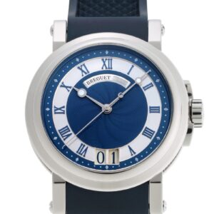 ブレゲ - マリーン II ラージデイト | BREGUET | 5817ST/Y2/5V8 | SS ブルー文字盤 自動巻き ラバー | 中古