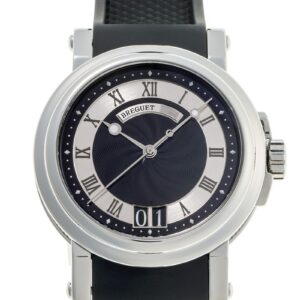 ブレゲ - マリーンII ラージデイト | BREGUET | 5817ST/92/5V8 | SS 黒文字盤 自動巻き ラバー | 中古