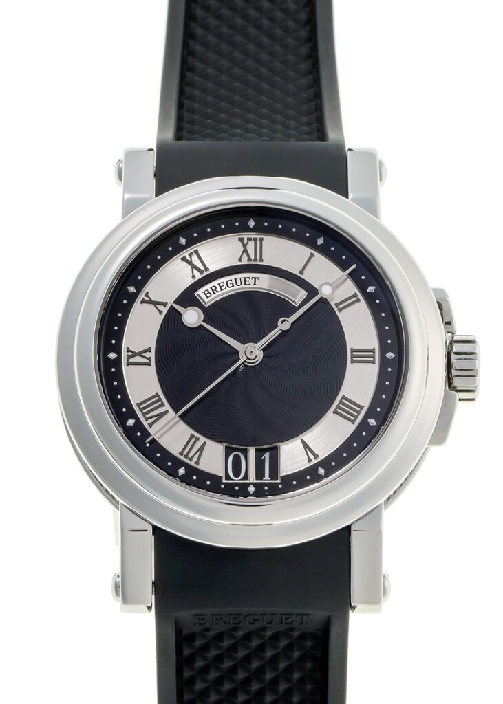 ブレゲ - マリーンII ラージデイト | BREGUET | 5817ST/92/5V8 | SS 黒文字盤 自動巻き ラバー | 中古
