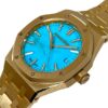 オーデマピゲ - ロイヤルオーク | AUDEMARS PIGUET | 15550BA.OO.1356BA.01 | YG ターコイズ文字盤 自動巻き ブレスレット
