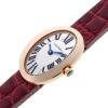 カルティエ - ミニ ベニュワール | CARTIER | W8000017 | PG シルバー文字盤 クォーツ レザー | 中古