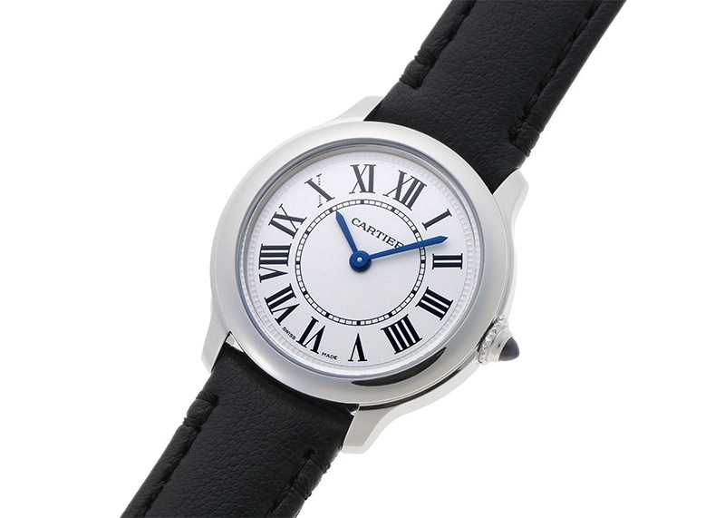 カルティエ - ロンド マスト ドゥ カルティエ | CARTIER | WSRN0030 | SS シルバー文字盤 クォーツ レザー
