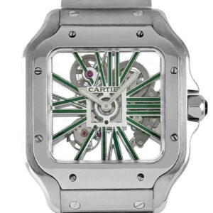 カルティエ - サントス ドゥ カルティエ LM | CARTIER | WHSA0028 | SS スケルトン文字盤 手巻き ブレスレット | 委託品 | 中古