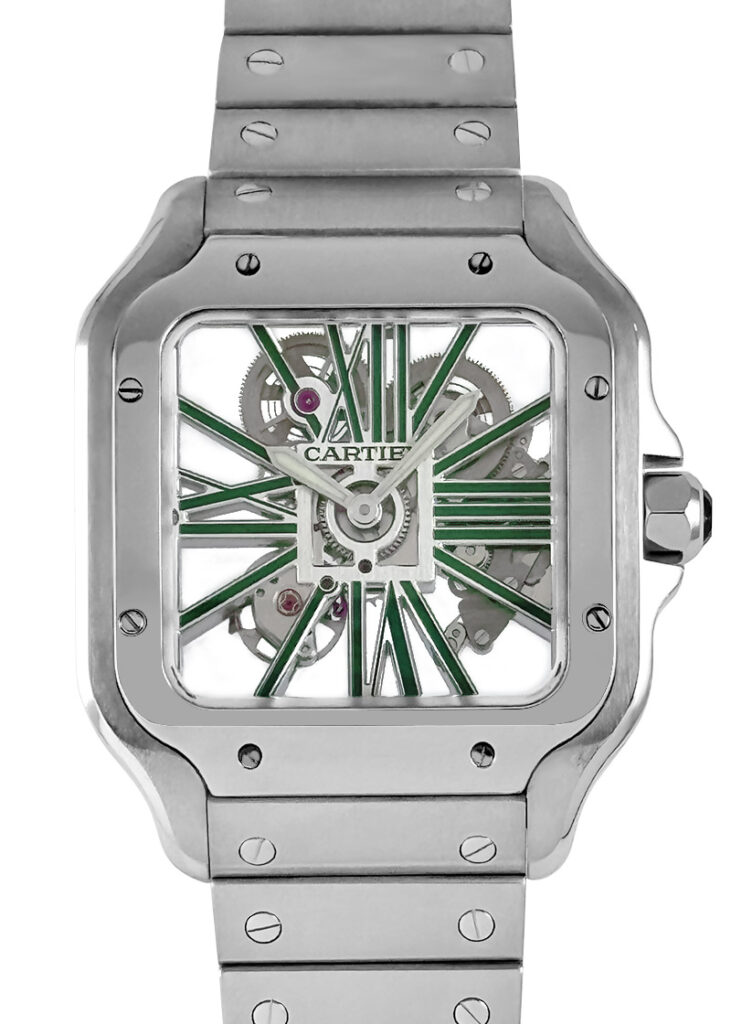 カルティエ - サントス ドゥ カルティエ LM | CARTIER | WHSA0028 | SS スケルトン文字盤 手巻き ブレスレット | 委託品 | 中古