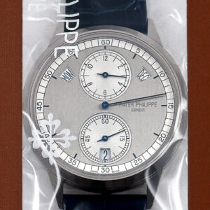 パテックフィリップ - アニュアルカレンダー レギュレーター | PATEK PHILIPPE | 5235G-001 | WG シルバー文字盤 自動巻き レザー | 中古