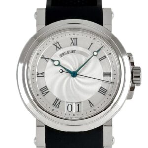 ブレゲ - マリーンII ラージデイト | BREGUET | 5817ST/12/5V8 | SS シルバー文字盤 自動巻き ラバー | 中古