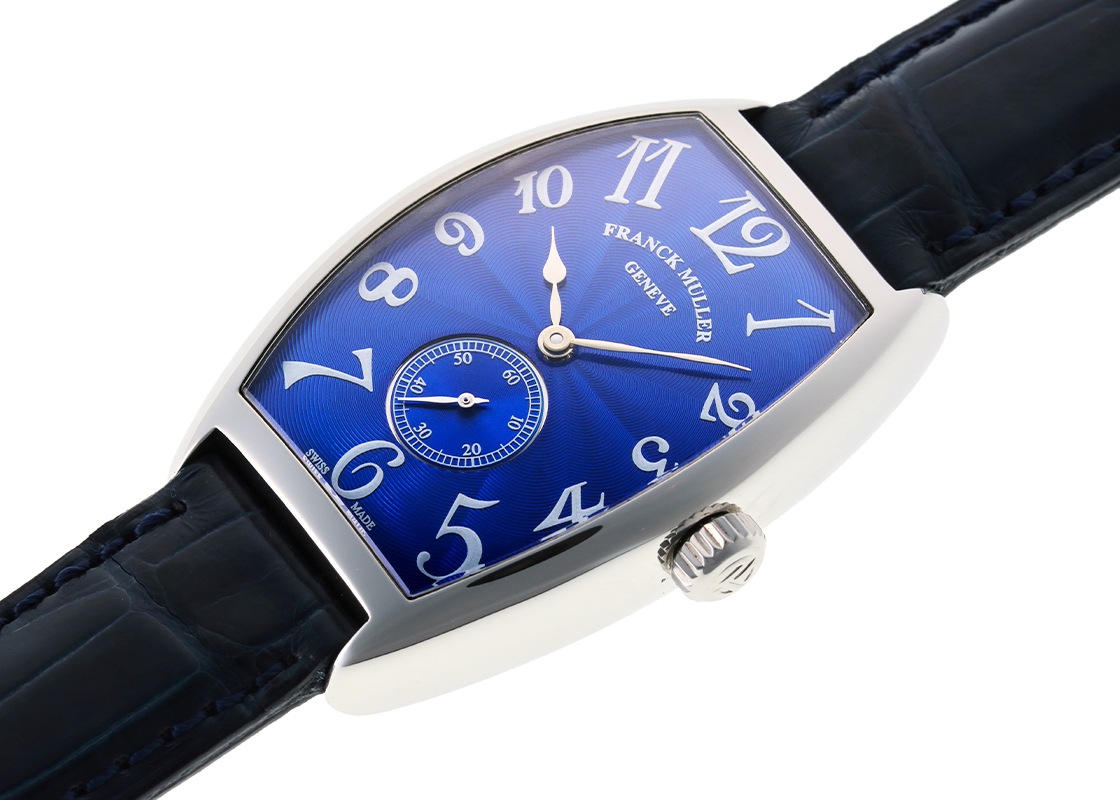 フランクミュラー - トノウ カーベックス 1992 ブルーリミテッド | FRANCK MULLER | 2851S6 LTD | SS ブルー文字盤 手巻き レザー | 中古