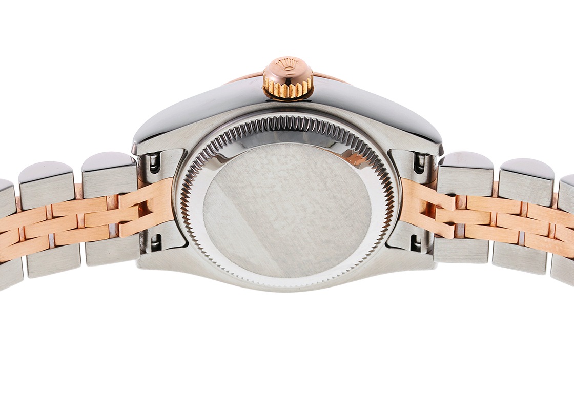 ロレックス - オイスター パーペチュアル デイトジャスト | ROLEX | 179171NR | PG&SS ブラックシェル文字盤 自動巻き ブレスレット | 中古