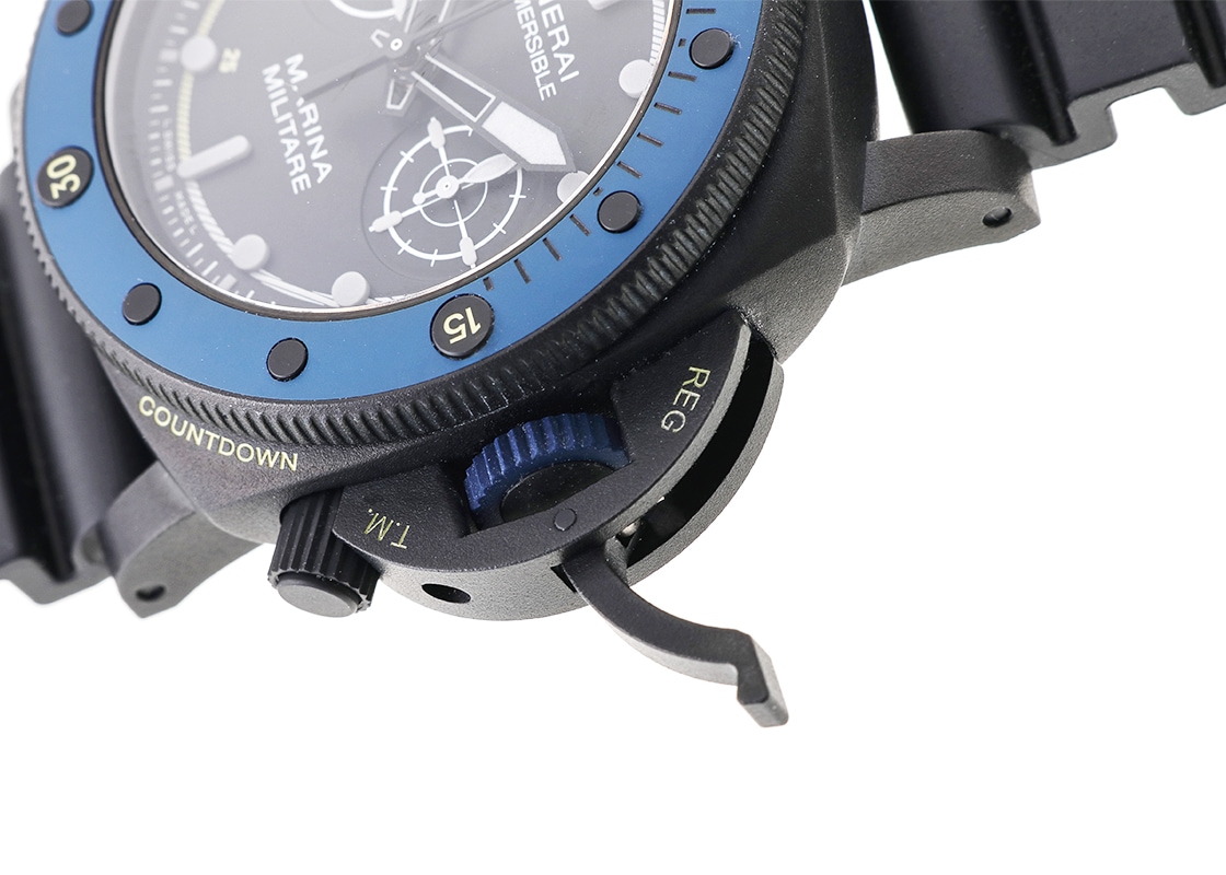 オフィチーネパネライ - サブマーシブル フォルツスペシャリ | OFFICINE PANERAI | PAM02239 | DLC 黒文字盤 自動巻き ラバー | 未使用品