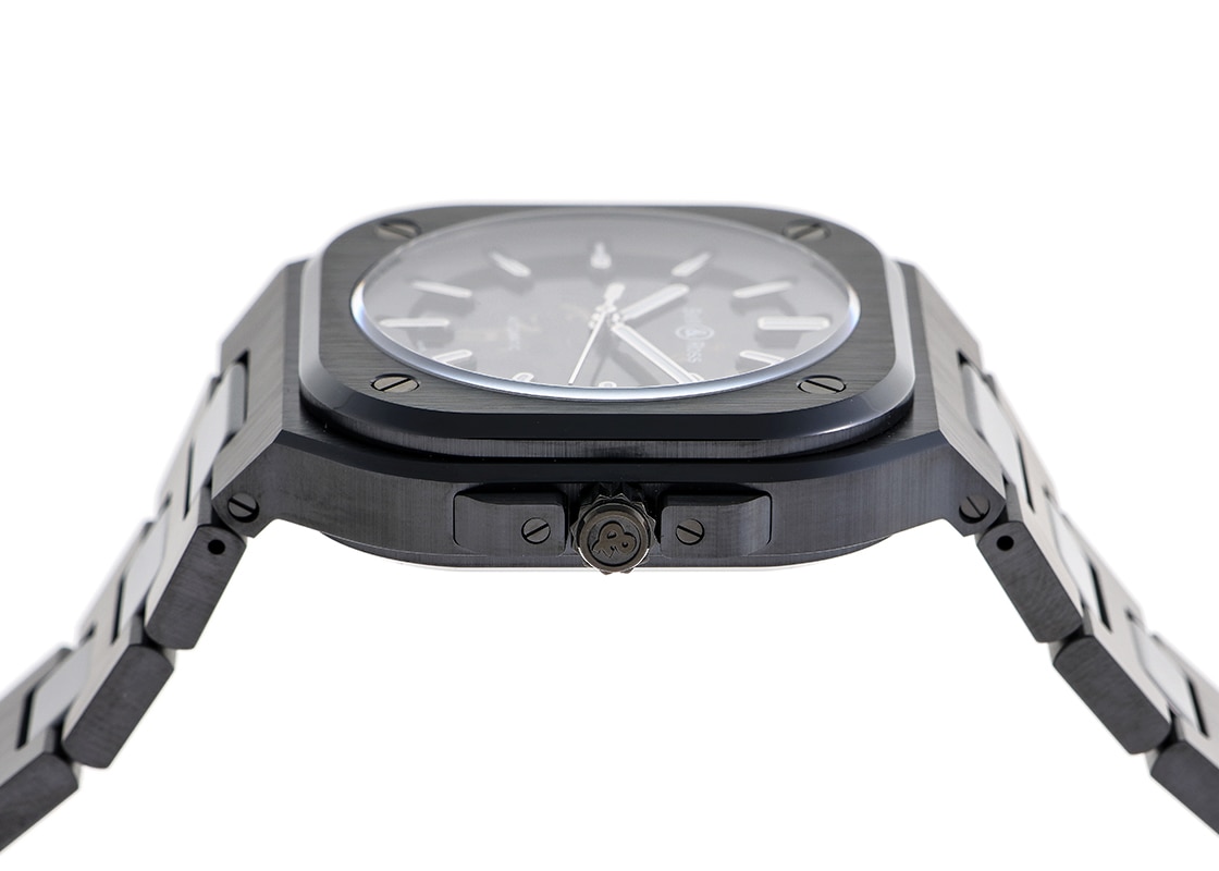 ベル&ロス - BR05 | BELL&ROSS | BR05A-BL-SK-CE/SCE | スケルトン文字盤 自動巻き ブレスレット | 未使用品