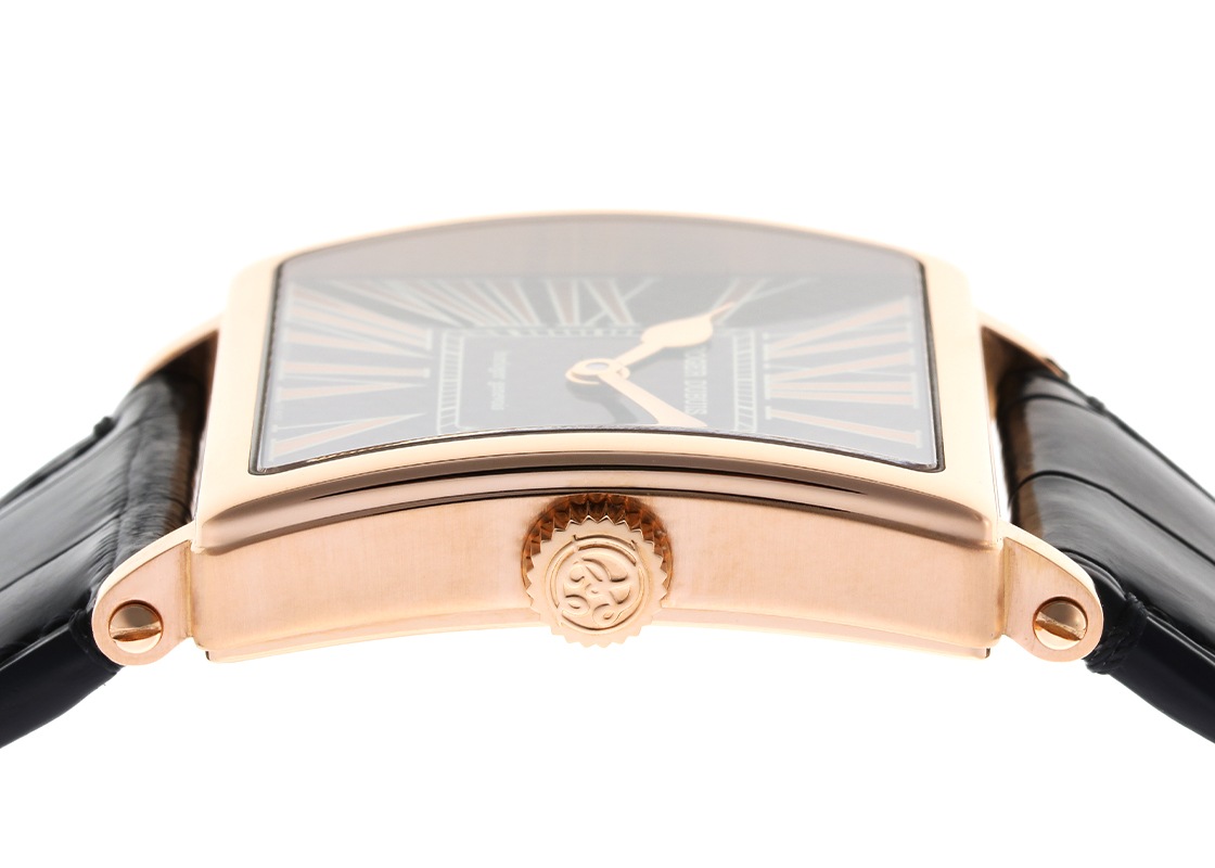 ロジェデュブイ - ゴールデンスクエア | ROGER DUBUIS | G40.57.5 | RG カーボン文字盤 自動巻き レザー | 中古