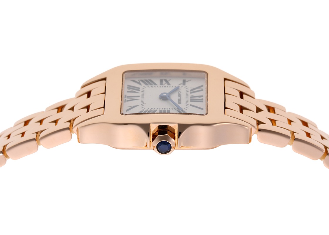 カルティエ - サントス ドゥモワゼル SM | CARTIER | W25073X9 | PG シルバー文字盤 クォーツ ブレスレット | 中古