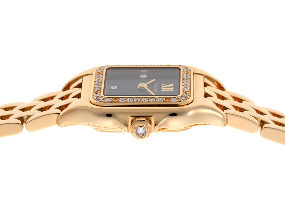 カルティエ - パンテール ドゥ カルティエ SM | CARTIER | WJPN0053 | YG 黒文字盤 クォーツ ブレスレット | 未使用品