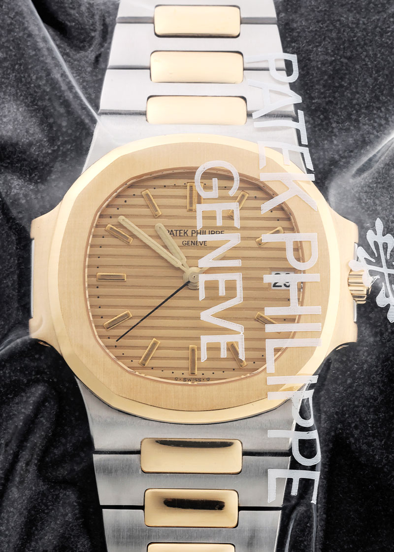 パテックフィリップ - ノーチラス | PATEK PHILIPPE | 3800/1JA-001 | YG&SS シャンパン文字盤 自動巻き ブレスレット | レストア