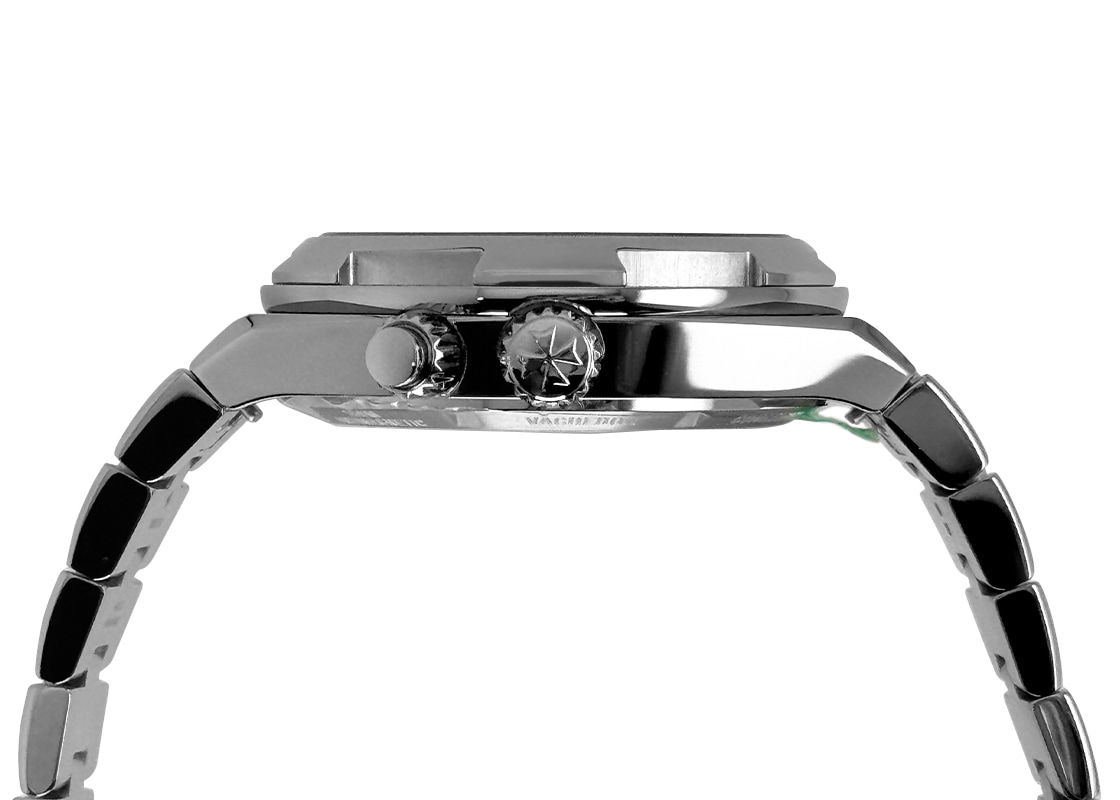 ヴァシュロンコンスタンタン - オーヴァーシーズ デュアルタイム | VACHERON CONSTANTIN | 7900V/110A-B546 | SS 黒文字盤 自動巻き ブレスレット | 委託品