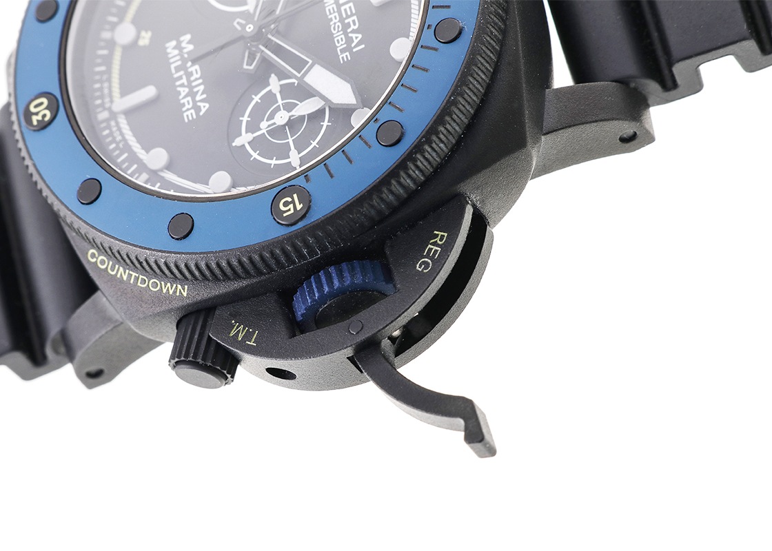 オフィチーネパネライ - サブマーシブル フォルツスペシャリ | OFFICINE PANERAI | PAM02239 | DLC 黒文字盤 自動巻き ラバー | 中古