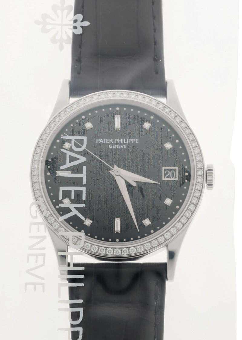 パテックフィリップ - カラトラバ ベゼルダイヤ Cal.324 S C | PATEK PHILIPPE | 5297G-001 | WG 黒文字盤 自動巻き レザー | レストア