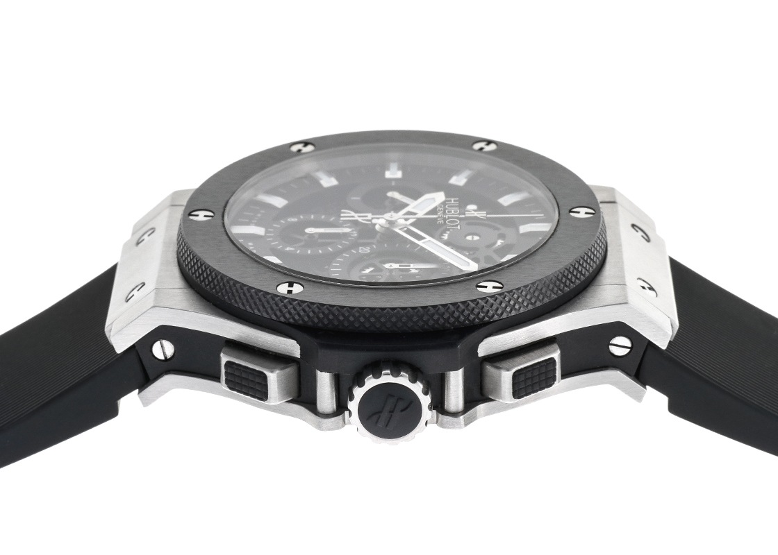 ウブロ - ビッグバン アエロバン スチールセラミック | HUBLOT | 311.SM.1170.GR | SS スケルトン文字盤 自動巻き ラバー | 中古