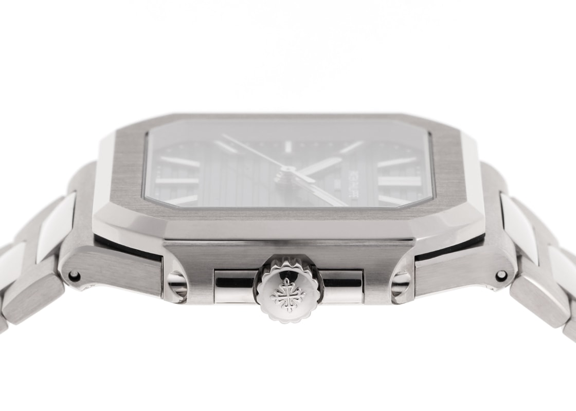 パテックフィリップ - キュビタス | PATEK PHILIPPE | 7128/1G-001 | WG ブルー文字盤 自動巻き ブレスレット