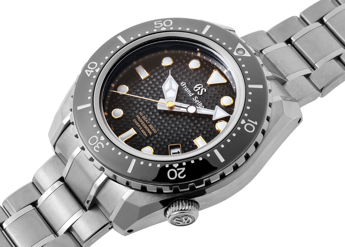 グランドセイコー - メカニカルハイビート36000 プロフェッショナル ダイバーズ 600m | GRAND SEIKO | SBGH255(9S85-01A0) | TI 黒文字盤 自動巻き ブレスレット | 中古