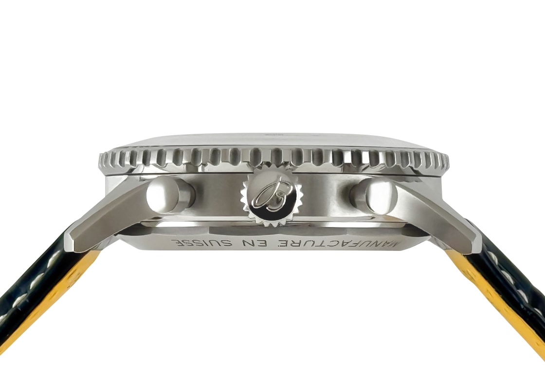 ブライトリング - ナビタイマー B01 クロノグラフ 41 ブティック限定 | BREITLING | AB0139A71G1P1 | SS シルバー文字盤 自動巻き レザー | 中古