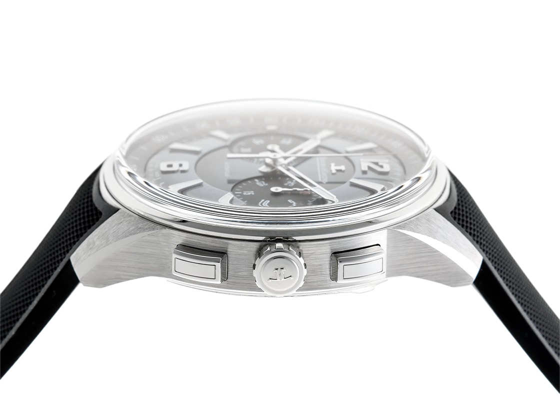ジャガールクルト - ポラリス クロノグラフ | JAEGER LECOULTRE | Q9028651(842.8.C0.S) | SS グレー文字盤 自動巻き ラバー | 未使用品
