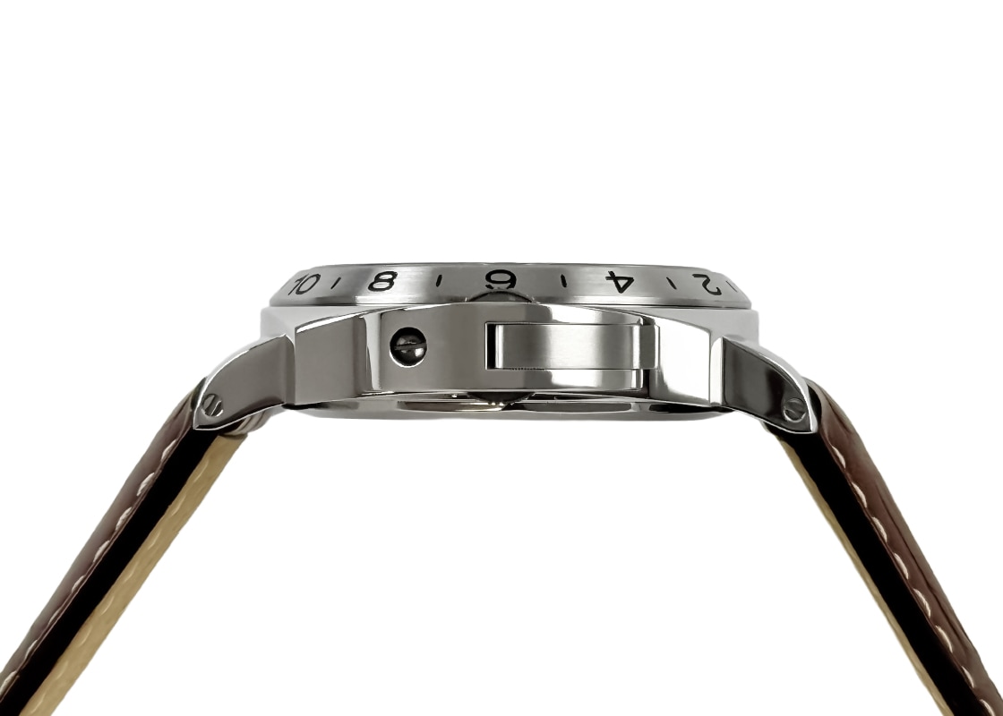 オフィチーネパネライ - ルミノール GMT | OFFICINE PANERAI | PAM00029 | SS 黒文字盤 自動巻き レザー | 中古