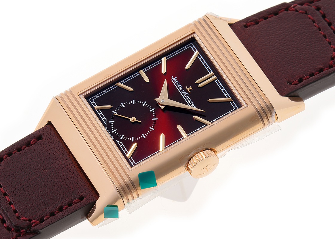 ジャガールクルト - レベルソ トリビュート | JAEGER LECOULTRE | Q713256J | PG バーガンディ文字盤 手巻き レザー