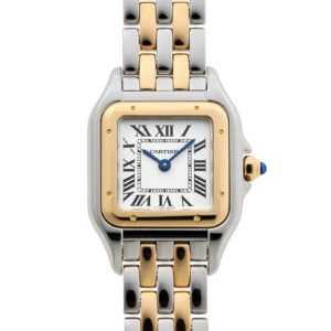カルティエ - パンテール ドゥ カルティエ SM | CARTIER | W2PN0018 | YG/SS シルバー文字盤 クォーツ ブレスレット