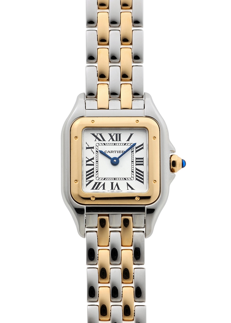 カルティエ - パンテール ドゥ カルティエ SM | CARTIER | W2PN0018 | YG/SS シルバー文字盤 クォーツ ブレスレット