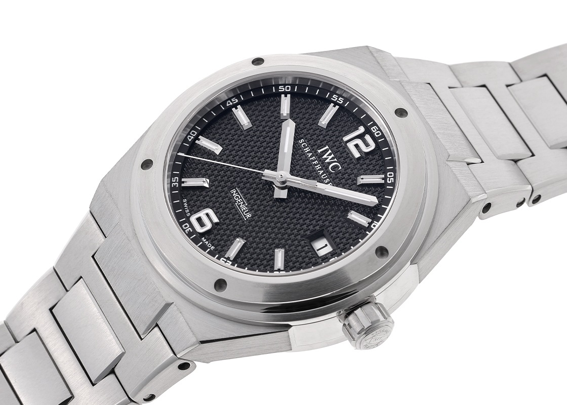 IWC - インヂュニア | INTERNATIONAL WATCH COMPANY | IW322701 | SS 黒文字盤 自動巻き ブレスレット | 中古