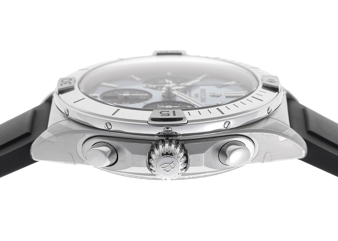 ブライトリング - クロノマット B01 42 | BREITLING | PB0134101C1S1(PB0134) | PT&SS アイスブルー文字盤 自動巻き ラバー | 未使用品