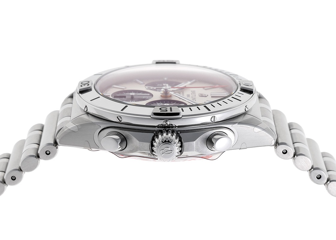 ブライトリング - クロノマット B01 42 | BREITLING | AB0134101G1A1(AB0134) | SS シルバー/黒文字盤 自動巻き ブレスレット | 未使用品