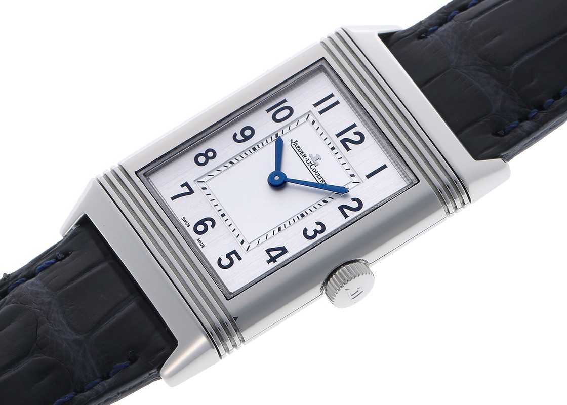 ジャガールクルト - レベルソ クラシック ミディアム モノフェイス | JAEGER-LECOULTRE | Q2518540(222.8.47) | SS シルバー文字盤 クォーツ レザー | 中古