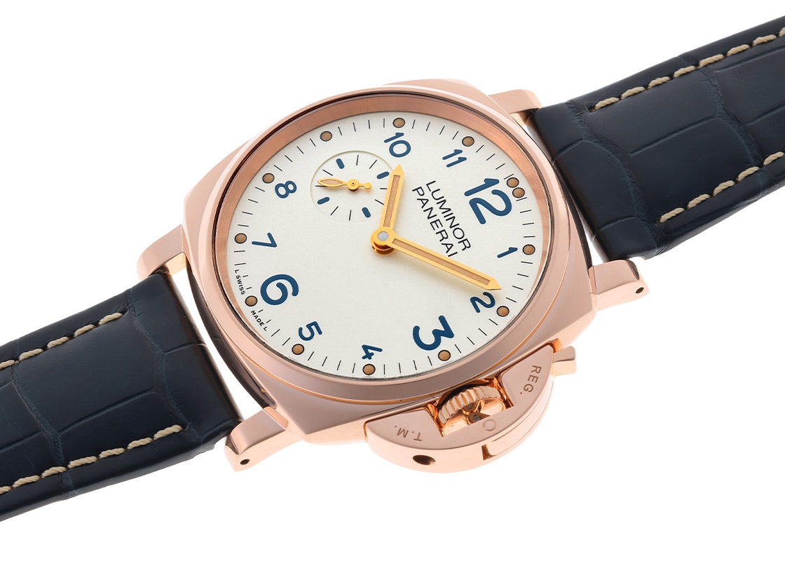 オフィチーネパネライ - ルミノール ドゥエ 3デイズ オロロッソ | OFFICINE PANERAI | PAM00741 | RG アイボリー文字盤 手巻き レザー | 中古