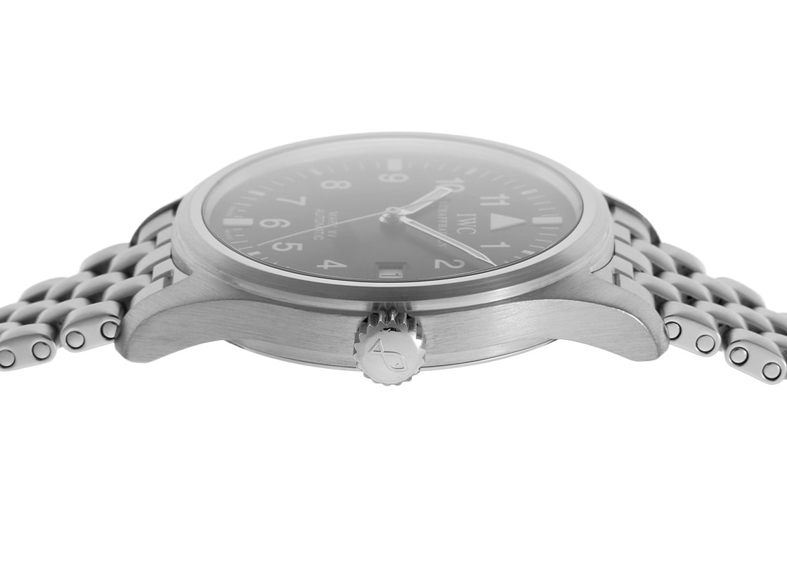 IWC - パイロットウォッチ マークXV(マーク15) 中期ブレスレット | INTERNATIONAL WATCH COMPANY | IW325307(3253-007) | SS 黒文字盤 自動巻き ブレスレット | 中古