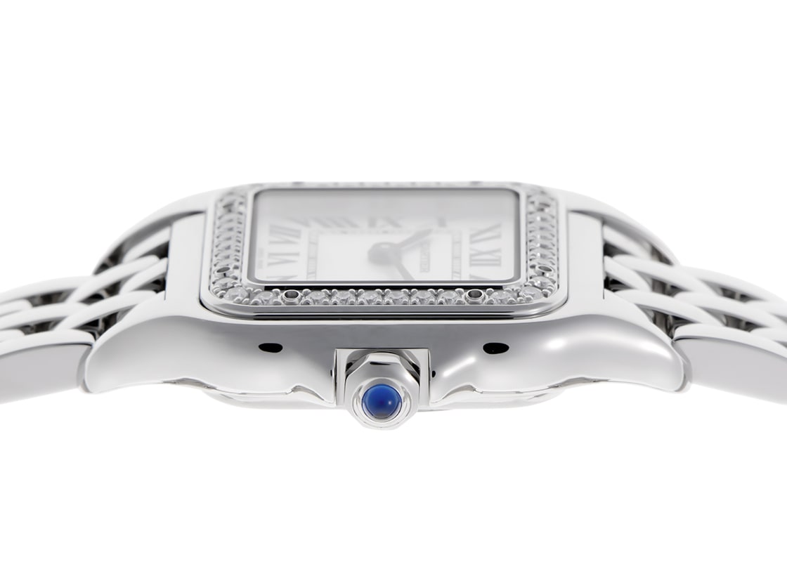 カルティエ - パンテール ドゥ カルティエ SM ベゼルダイヤ | CARTIER | W4PN0016 | SS シルバー文字盤 クォーツ ブレスレット