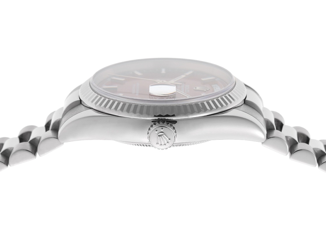 ロレックス - オイスター パーペチュアル デイデイト 【シルバー10P文字盤付】 | ROLEX | 118239 | WG チェリー文字盤 自動巻き ブレスレット | 中古
