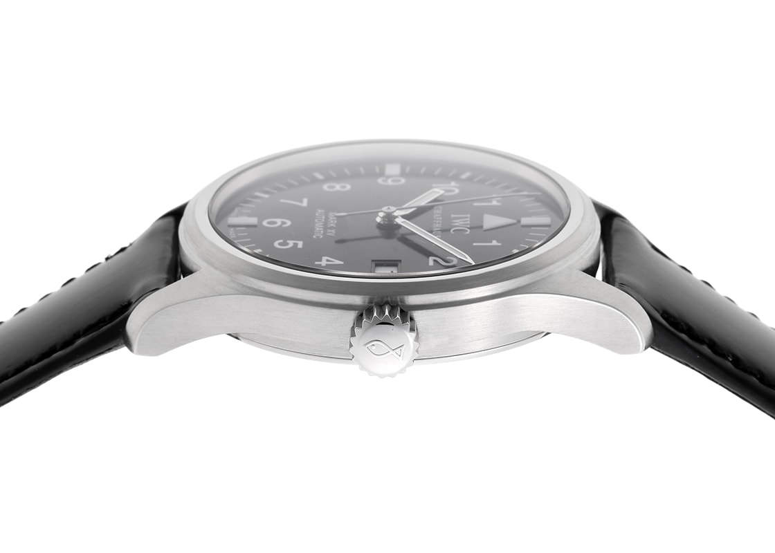 IWC - パイロットウォッチ マークXV(マーク15) | INTERNATIONAL WATCH COMPANY | IW325301 | SS 黒文字盤 自動巻き レザー | 中古