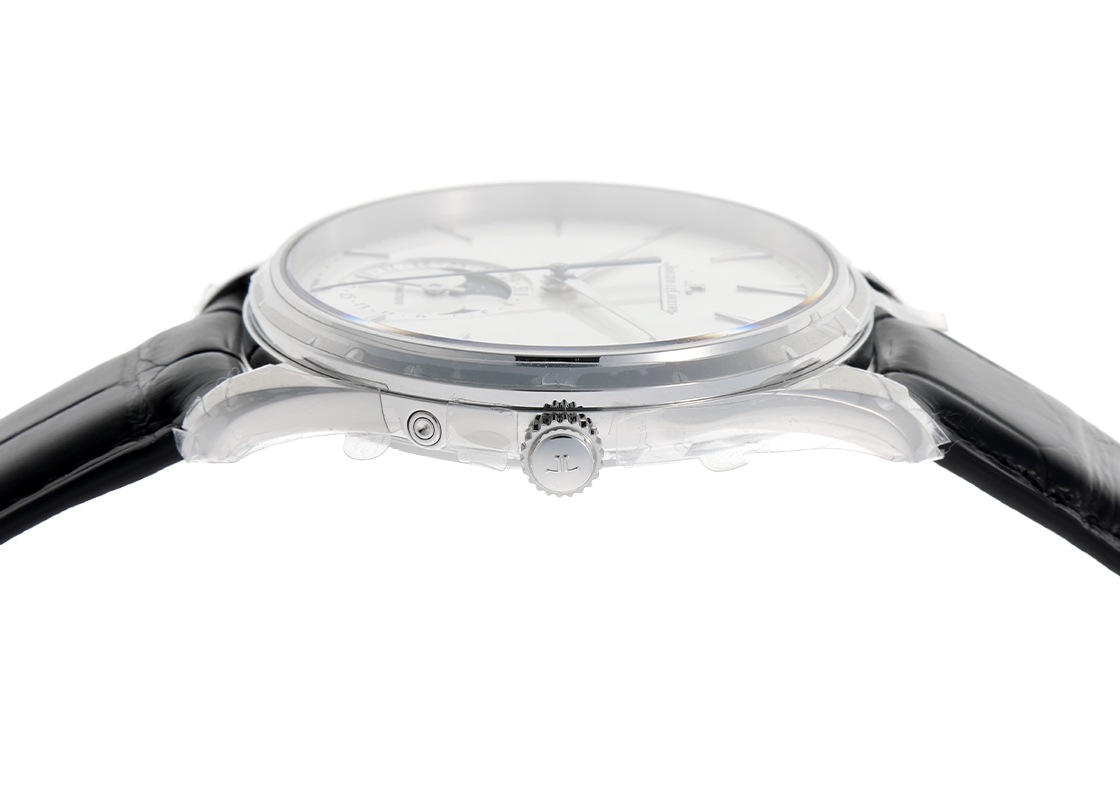 ジャガールクルト - マスター ウルトラスリム ムーン | JAEGER LECOULTRE | Q1368430 | SS シルバー文字盤 自動巻き レザー