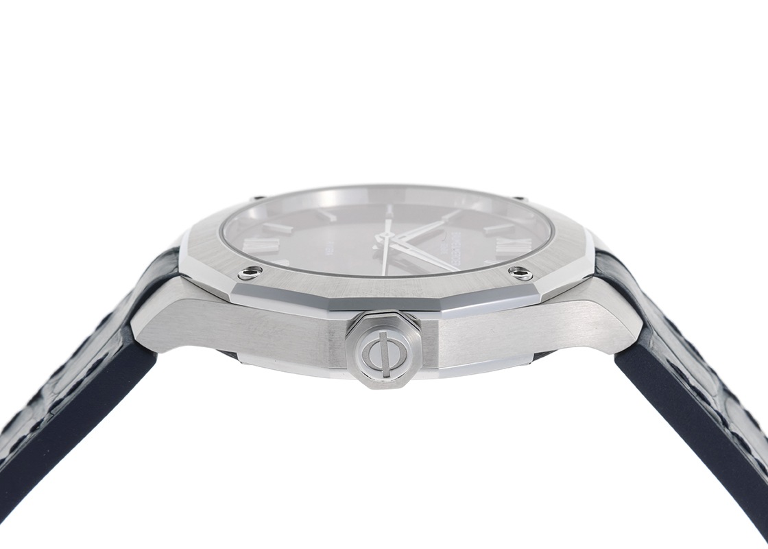 ボーム&メルシェ - リビエラ ボーマティック | BAUME&MERCIER | M0A10714 | SS ブルー文字盤 自動巻き ラバーアリゲーター | 未使用品
