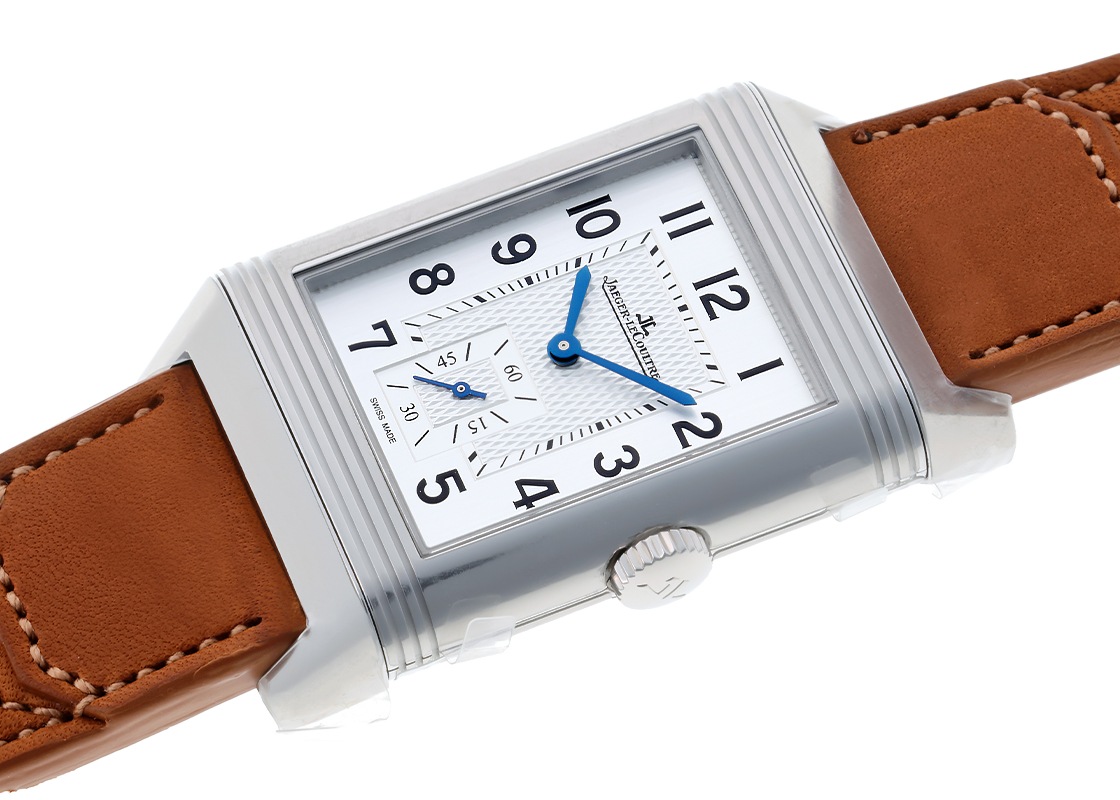 ジャガールクルト - レベルソ クラシック デュオ スモールセコンド | JAEGER LECOULTRE | Q3848423 | SS シルバー/ブラック文字盤 手巻き レザー
