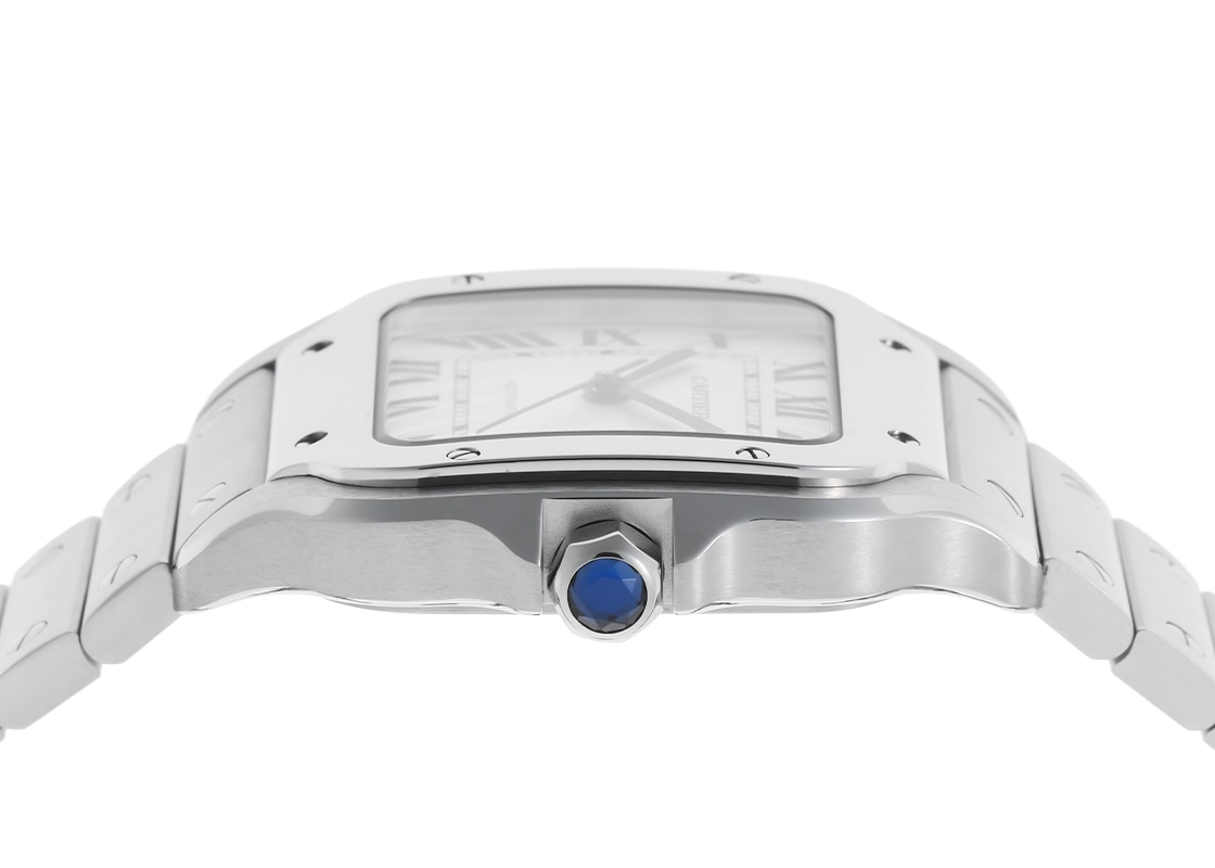 カルティエ - サントス ドゥ カルティエ MM | CARTIER | WSSA0029 | SS シルバー文字盤 自動巻き ブレスレット | 中古