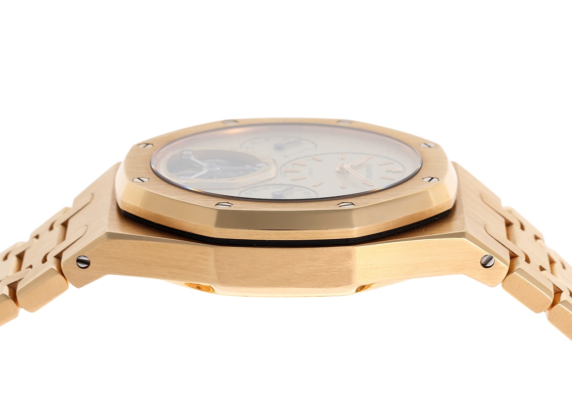 オーデマピゲ - ロイヤルオーク トゥールビヨン 25周年 5本限定 | AUDEMARS PIGUET | 25831OR.OO.1100OR.01 | PG アイボリー文字盤 自動巻き ブレスレット | 委託品 | 中古